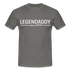 Vatertag Shirt Legendaddy seit 2009 Vatertags Geschenk T-Shirt - Graphit