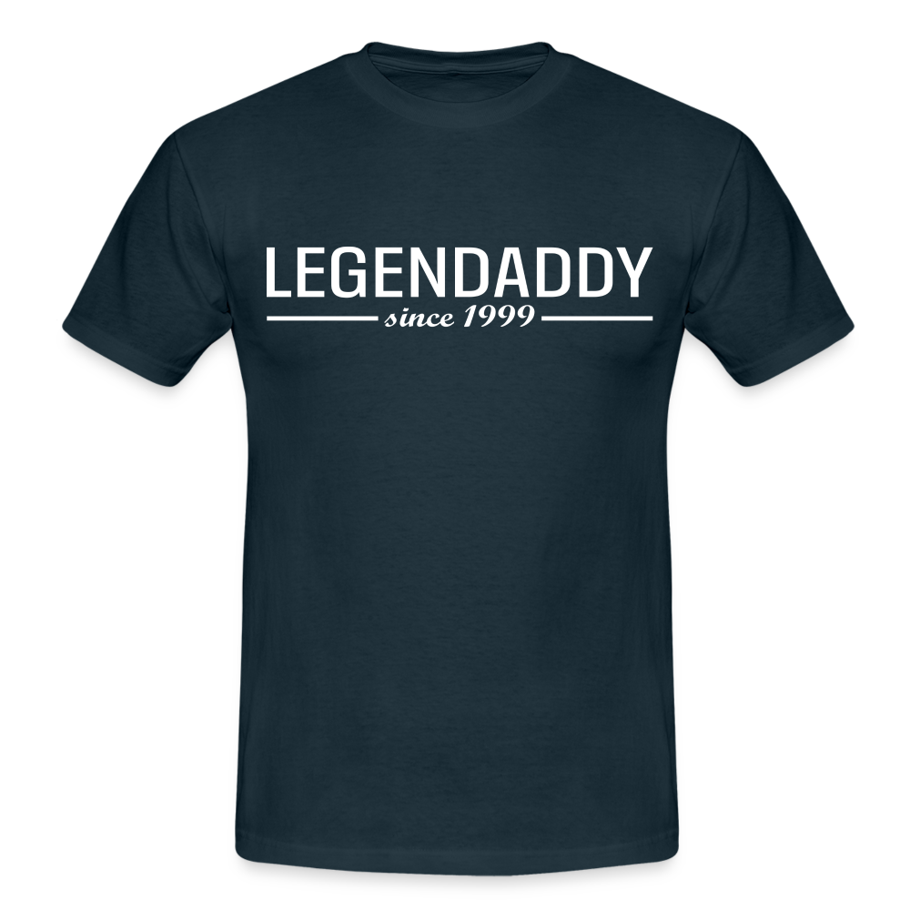 Vatertag Shirt Legendaddy seit 1999 Vatertags Geschenk T-Shirt - Navy