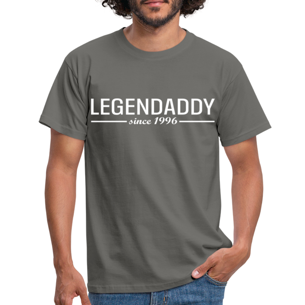 Vatertag Shirt Legendaddy seit 1996 Vatertags Geschenk T-Shirt - Graphit