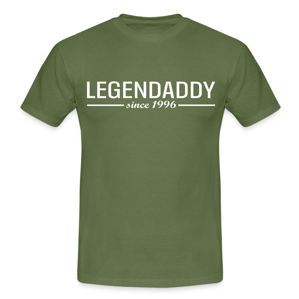 Vatertag Shirt Legendaddy seit 1996 Vatertags Geschenk T-Shirt - Militärgrün