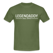Vatertag Shirt Legendaddy seit 2002 Vatertags Geschenk T-Shirt - Militärgrün