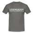 Vatertag Shirt Legendaddy seit 2007 Vatertags Geschenk T-Shirt - Graphit