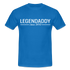 Vatertag Shirt Legendaddy seit 2012 Vatertags Geschenk T-Shirt - Royalblau