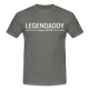 Vatertag Shirt Legendaddy seit 2014 Vatertags Geschenk T-Shirt - Graphit