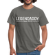 Vatertag Shirt Legendaddy seit 2014 Vatertags Geschenk T-Shirt - Graphit