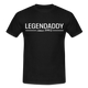 Vatertag Shirt Legendaddy seit 1995 Vatertags Geschenk T-Shirt - Schwarz