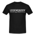 Vatertag Shirt Legendaddy seit 1995 Vatertags Geschenk T-Shirt - Schwarz