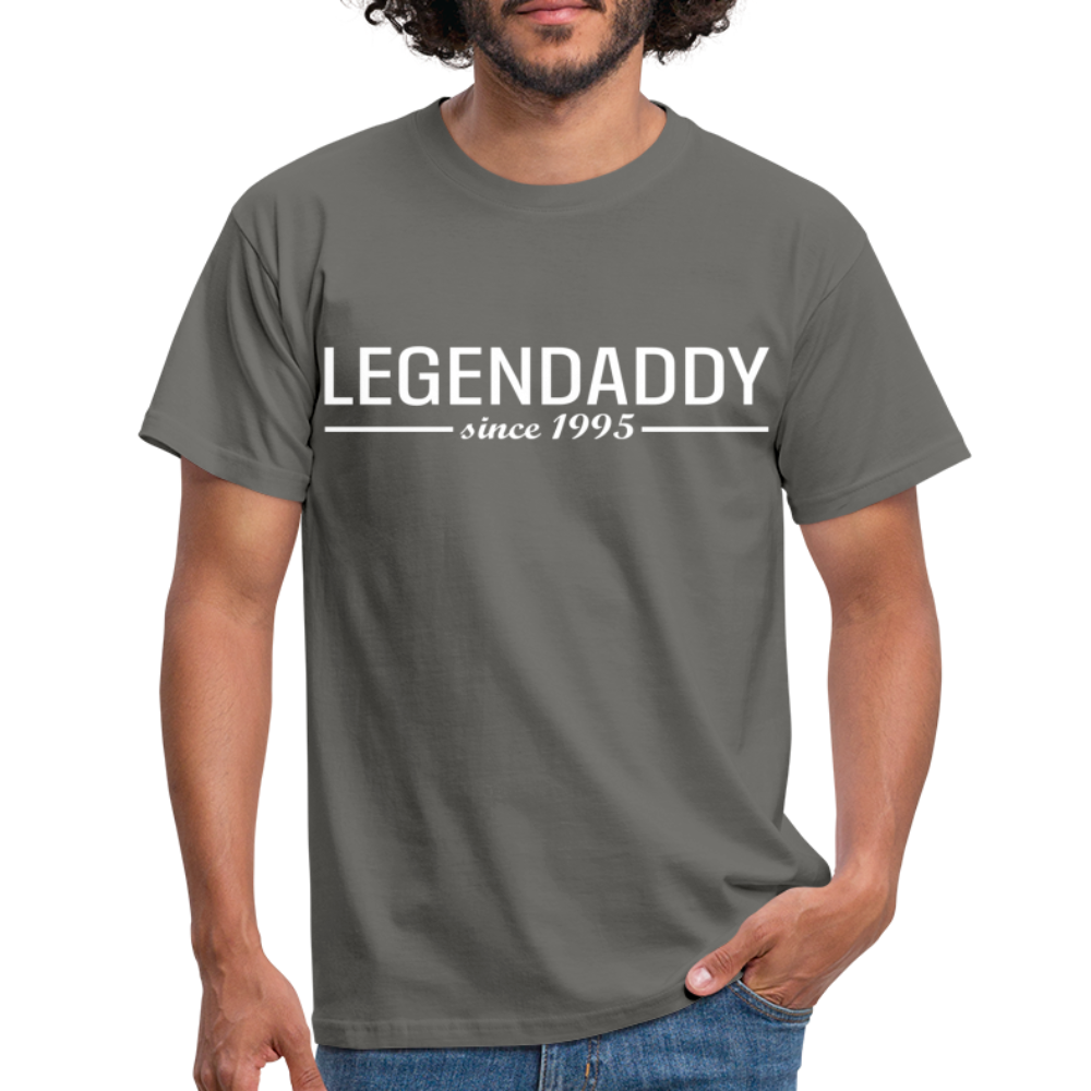 Vatertag Shirt Legendaddy seit 1995 Vatertags Geschenk T-Shirt - Graphit