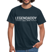 Vatertag Shirt Legendaddy seit 2011 Vatertags Geschenk T-Shirt - Navy