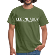 Vatertag Shirt Legendaddy seit 2011 Vatertags Geschenk T-Shirt - Militärgrün