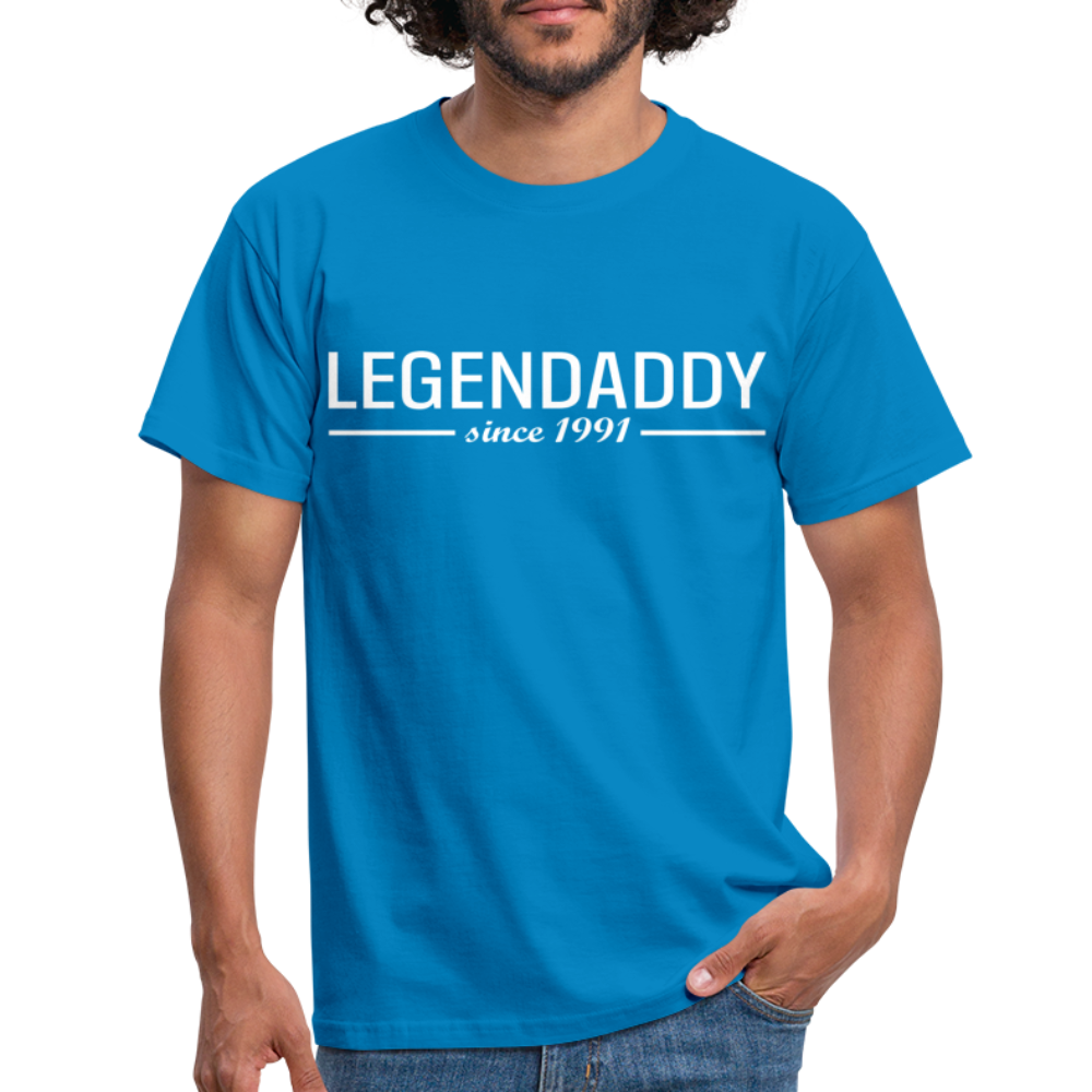 Vatertag Shirt Legendaddy seit 1991 Vatertags Geschenk T-Shirt - Royalblau