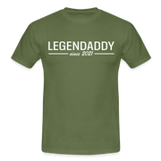 Vatertag Shirt Legendaddy seit 2021 Vatertags Geschenk T-Shirt - Militärgrün