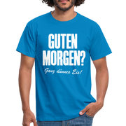 Morgenmuffel Shirt Guten Morgen Ganz dünnes Eis Lustiges Geschenk T-Shirt - Royalblau