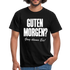 Morgenmuffel Shirt Guten Morgen Ganz dünnes Eis Lustiges Geschenk T-Shirt - Schwarz