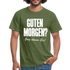 Morgenmuffel Shirt Guten Morgen Ganz dünnes Eis Lustiges Geschenk T-Shirt - Militärgrün