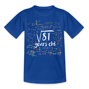 9. Kinder Geburtstag Mathe Genie Wurzel aus 81 Geschenk Premium T-Shirt - Royalblau