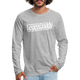 Vatertag Shirt Legendaddy Geschenk zum Vatertag Männer Premium Langarmshirt - Grau meliert