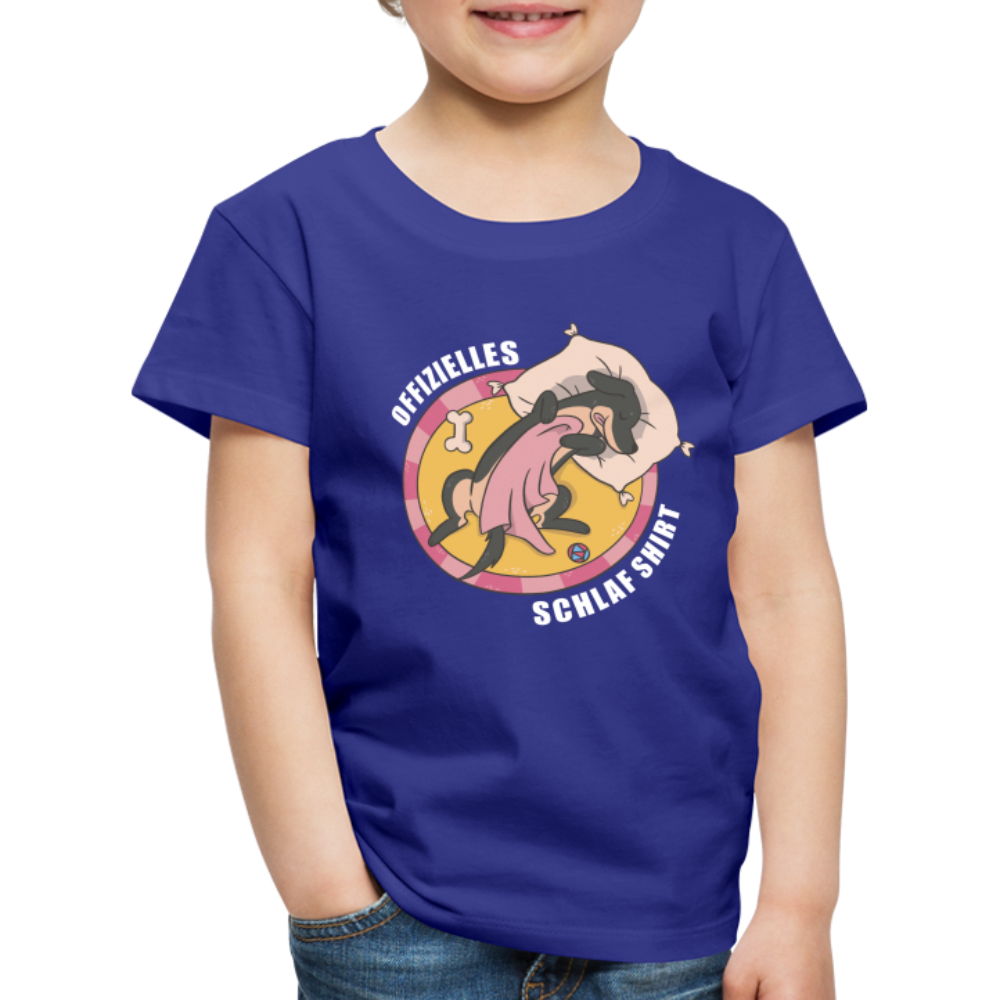 Offizielles Schlaf Shirt Lustiges Kinder Premium T-Shirt - Königsblau