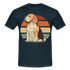 Hund Beagle Shirt Hundefreunde Beagle Sonnenuntergang Geschenk T-Shirt - Navy