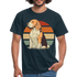 Hund Beagle Shirt Hundefreunde Beagle Sonnenuntergang Geschenk T-Shirt - Navy