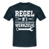 Mechaniker Shirt Handwerker Pfoten weg von meinem Werkzeug Lustiges Geschenk Männer T-Shirt - Navy