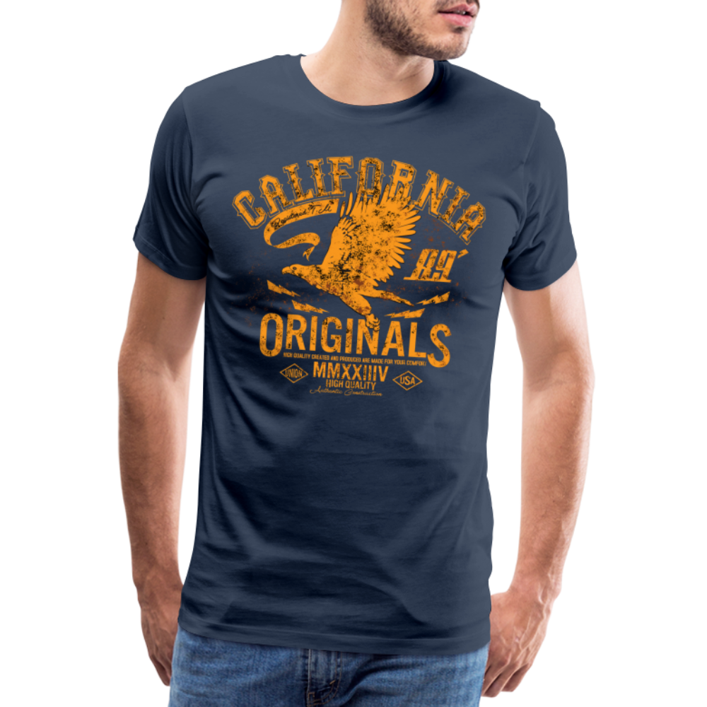 USA California Original Eagle T-Shirt - Navy