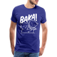 Kawaii Cartoon Anime Baka Ohrfeige Lustiges T-Shirt - Königsblau