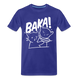 Kawaii Cartoon Anime Baka Ohrfeige Lustiges T-Shirt - Königsblau