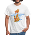 Katze Tiger Wasser Reflektion T-Shirt - Weiß