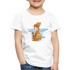 Katze Tiger Wasser Reflektion Geschenk Kinder Premium T-Shirt - Weiß