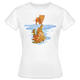 Katze Tiger Wasser Reflektion Damen T-Shirt - Weiß