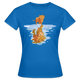 Katze Tiger Wasser Reflektion Damen T-Shirt - Royalblau