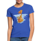 Katze Tiger Wasser Reflektion Damen T-Shirt - Royalblau