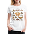 Lepidopterologie Shirt Schmetterlingssammlerin Frauen Premium T-Shirt - Weiß
