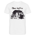 Kaffee und Katze Shirt Ohne Kaffee Ohne Mich Lustiges T-Shirt - Weiß