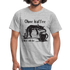 Kaffee und Katze Shirt Ohne Kaffee Ohne Mich Lustiges T-Shirt - Grau meliert