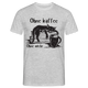 Kaffee und Katze Shirt Ohne Kaffee Ohne Mich Lustiges T-Shirt - Grau meliert