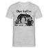 Kaffee und Katze Shirt Ohne Kaffee Ohne Mich Lustiges T-Shirt - Grau meliert