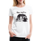 Kaffee und Katze Shirt Ohne Kaffee Ohne Mich Lustiges Frauen Premium T-Shirt - Weiß