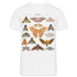Lepidopterologie Shirt Schmetterlingssammler T-Shirt - Weiß