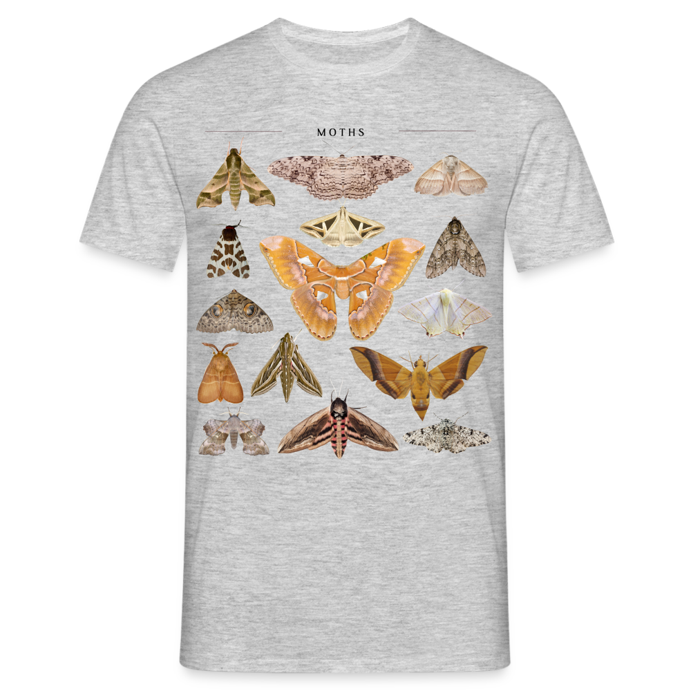 Lepidopterologie Shirt Schmetterlingssammler T-Shirt - Grau meliert