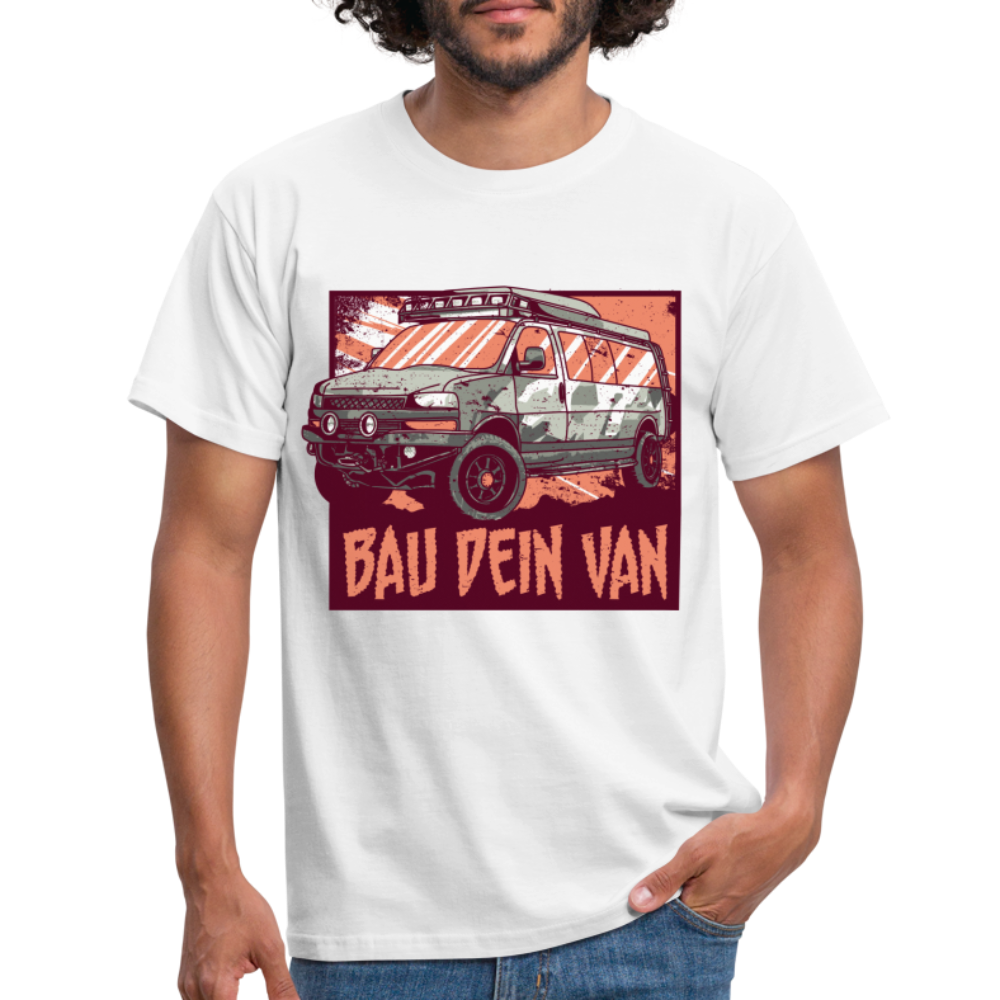 Camping Van life Shirt Bau deinen Van T-Shirt - Weiß