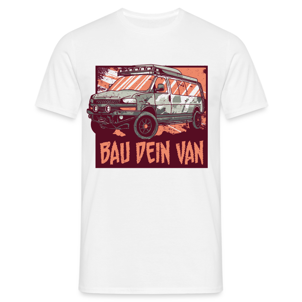 Camping Van life Shirt Bau deinen Van T-Shirt - Weiß