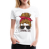 Camping Shirt Camping Life Messi Bun Frauen Premium T-Shirt - Weiß