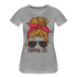 Camping Shirt Camping Life Messi Bun Frauen Premium T-Shirt - Grau meliert