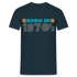 Geburtstags Shirt in den 70ern geboren - Born in the 19970's Retro Geschenk T-Shirt - Navy