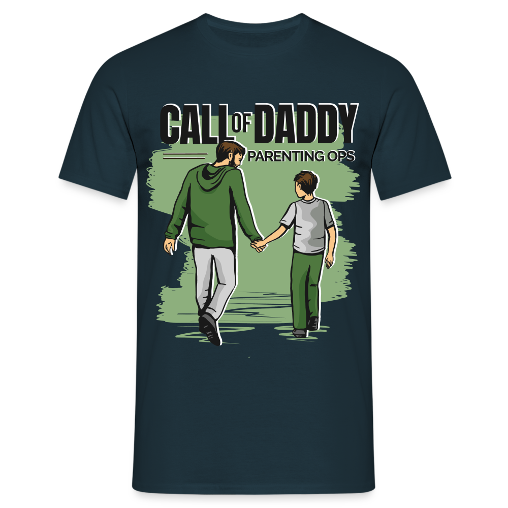 Vater Papa Shirt Call of Daddy Geschenk T-Shirt - Navy