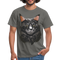 Main Coon Katze Shirt Portrait Katze Geschenk T-Shirt - Graphit