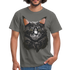 Main Coon Katze Shirt Portrait Katze Geschenk T-Shirt - Graphit