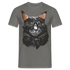 Main Coon Katze Shirt Portrait Katze Geschenk T-Shirt - Graphit